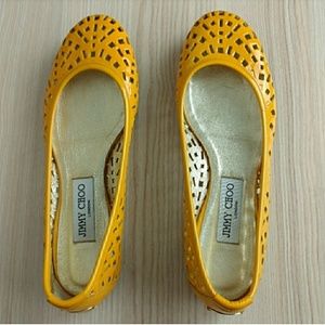 Jimmy Choo Patent Leather Razor flats